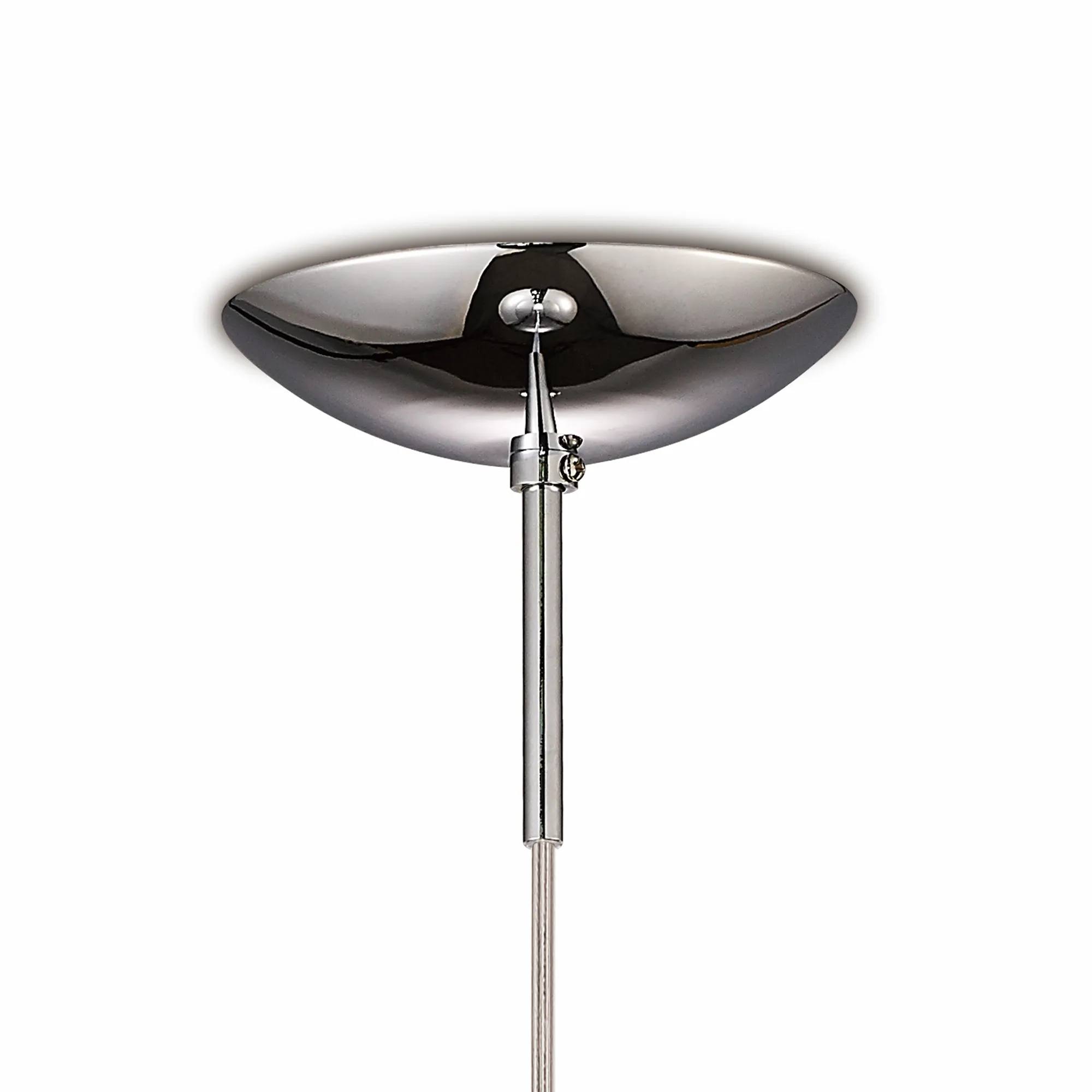Miranda 25cm Glass Pendant 1 Light Polished Chrome D0124  Deco Miranda